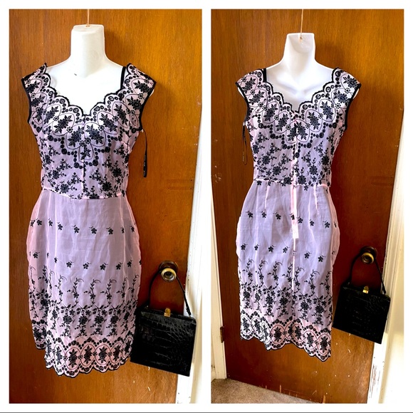 Betsey Johnson Dresses & Skirts - Betsey Johnson pink sheer dress